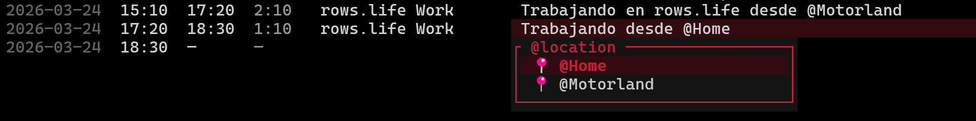 Named locations — bookmark places and use @mentions